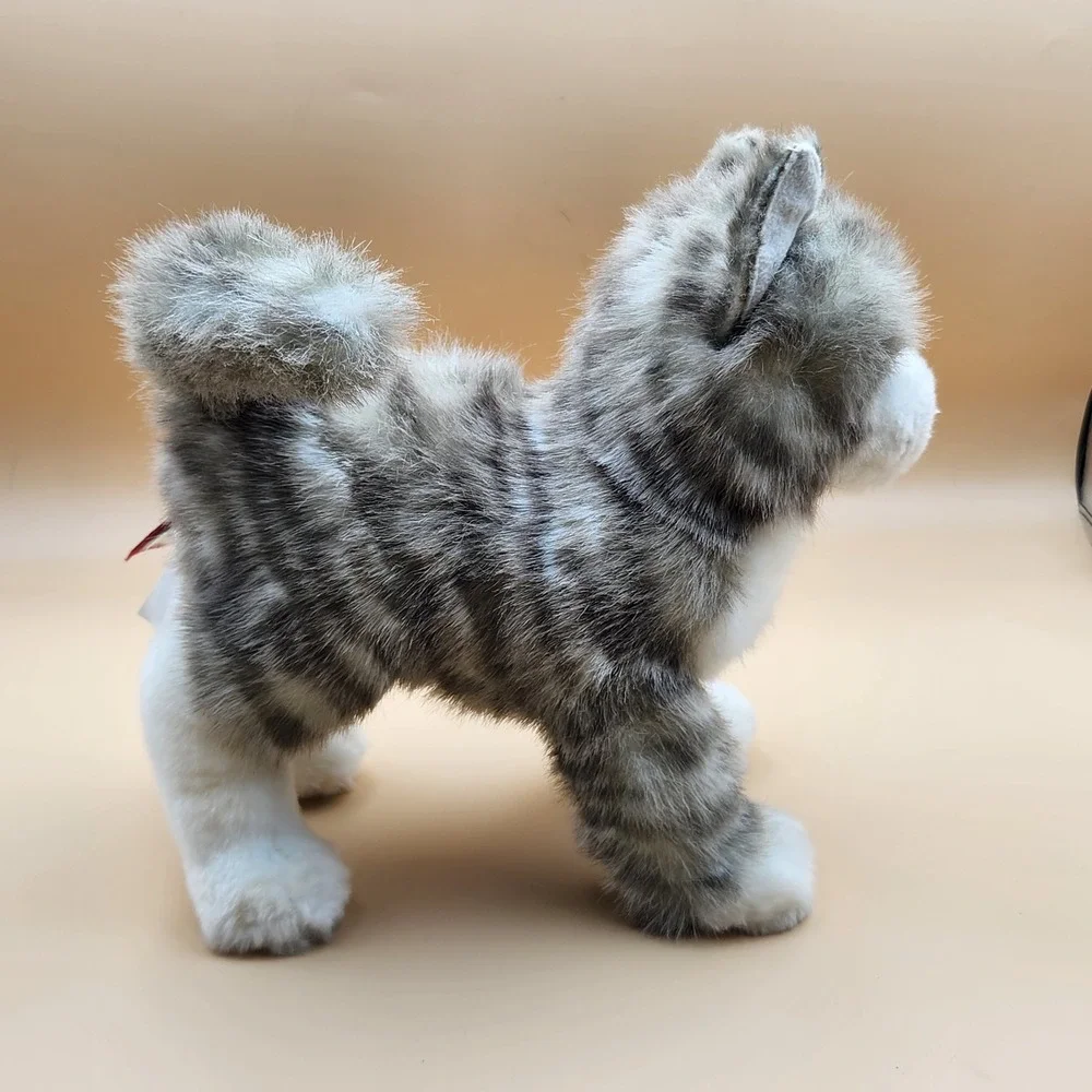 Douglas Cuddle Toy Stuffed Animal Plush Grey White Striped Tabby Cat #1866